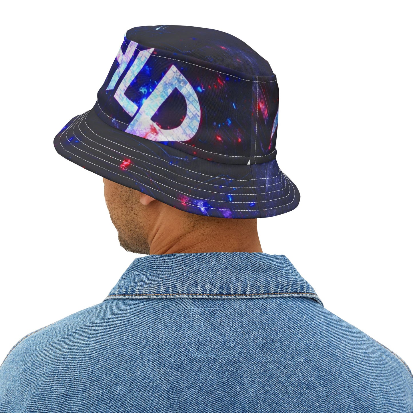 SIGNAL GLYPH // VEIL MODE BUCKET HAT // 001